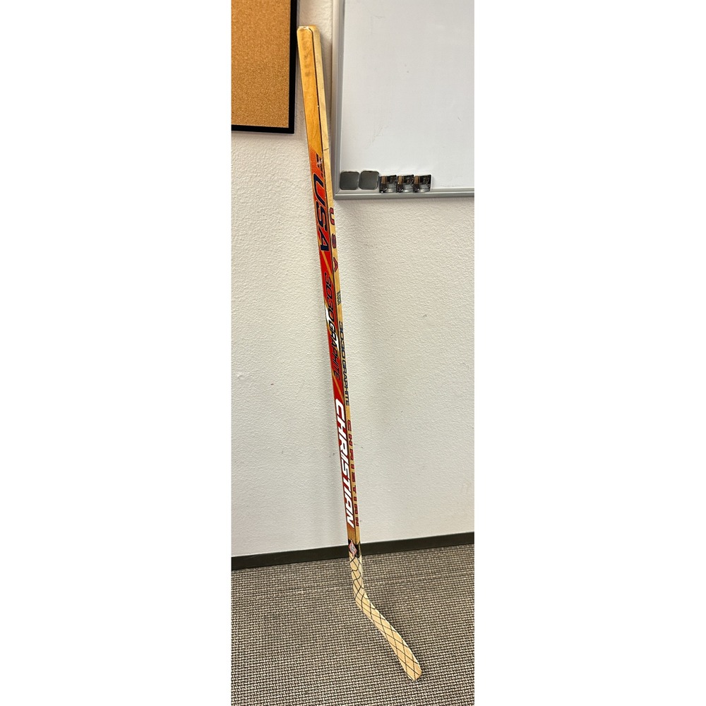 NOS VTG Christian USA 3030 Graphite Hockey Stick Left Hand KOCH Pro Pattern 90s